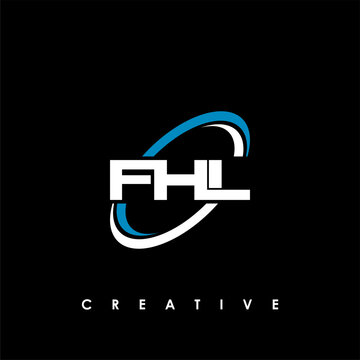 FHL Letter Initial Logo Design Template Vector Illustration
