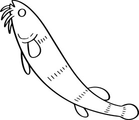 cartoon fish illustration.