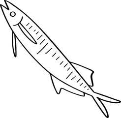 cartoon fish illustration.