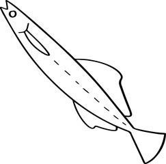 cartoon fish illustration.