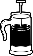 Vector Coffee Themed Element