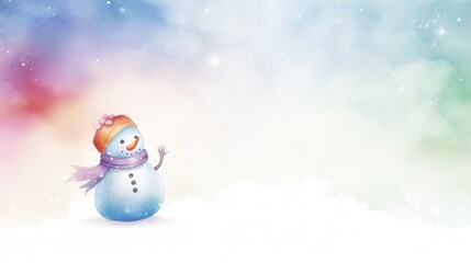 Obraz premium Design template for snowman