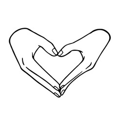 Fototapeta premium Hand with heart 