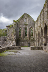 Ireland, Jerpoint - August 31 2023 "Jerpoint Abbey in Ireland"