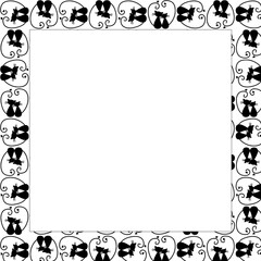 frame with animals, gift card