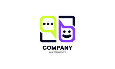 Chatting Message Logo, suitable for your business and graphic needs.
