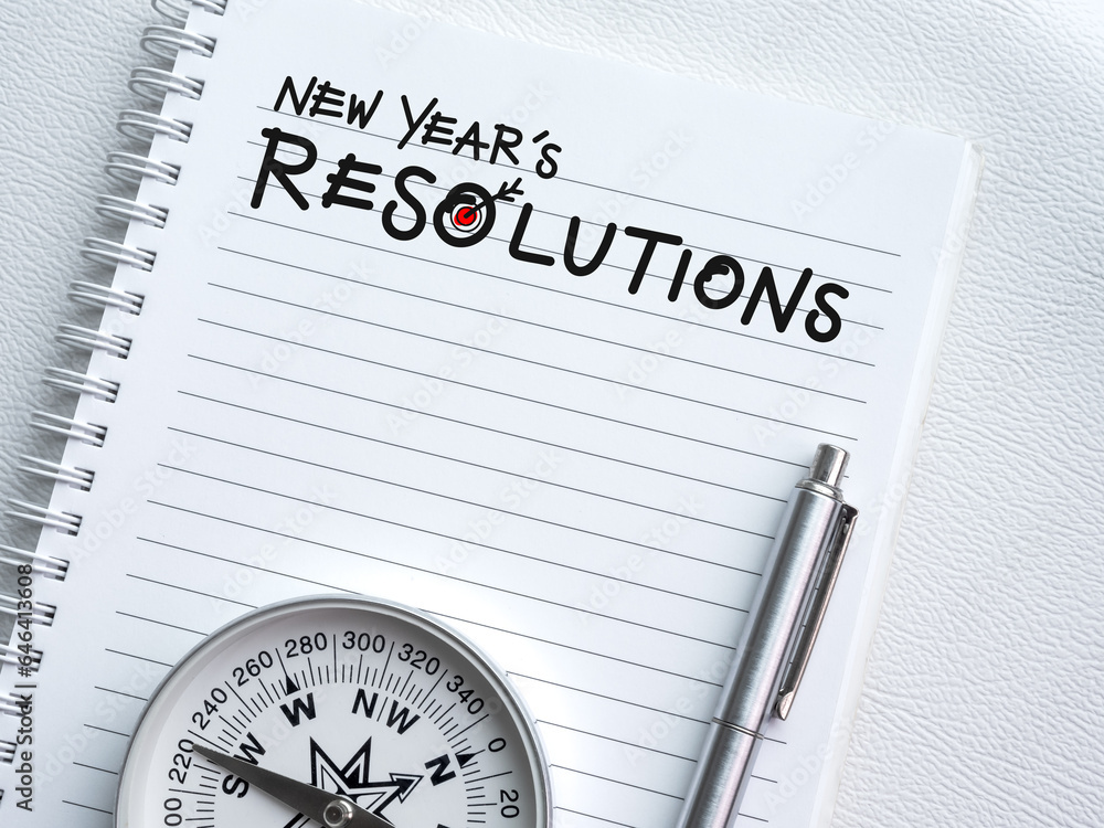 Aufkleber goals, action, plan, business direction and to do list concepts in new year. handwriting text, new y