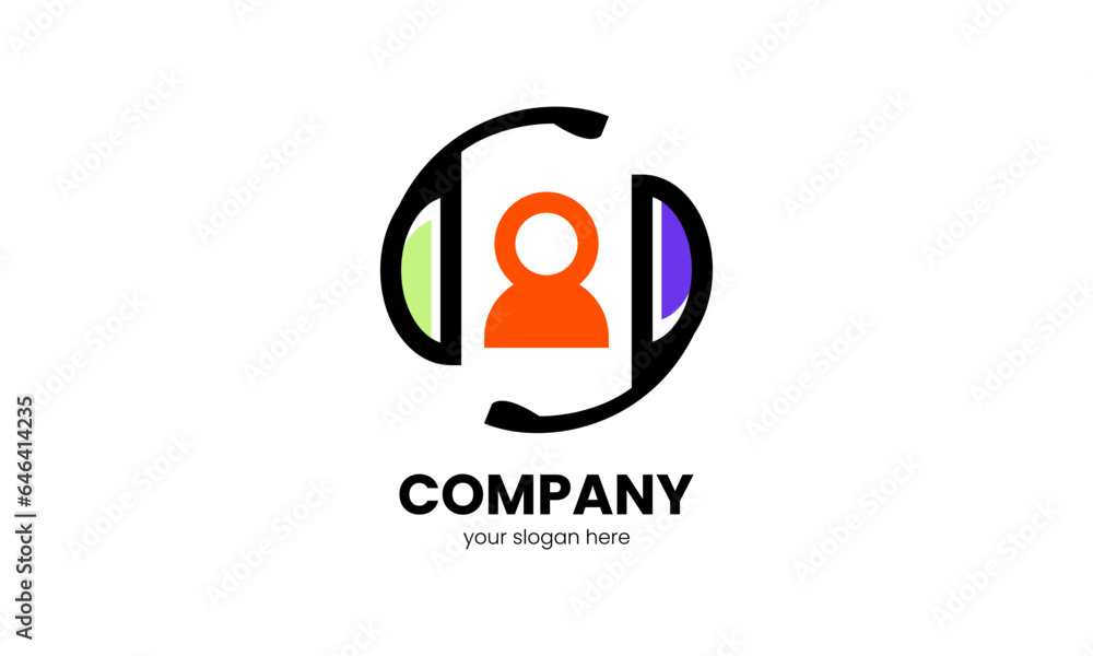 Wall mural Complaint Service Telephone Logo, suitable for your business & graphic needs.