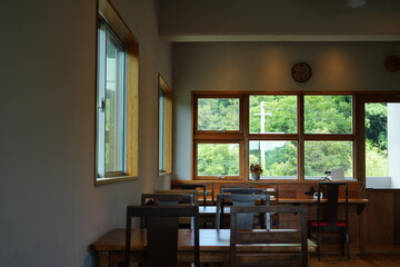 Abstract Image of Cafe in Asian Country - アジア カフェ アブストラクト イメージ