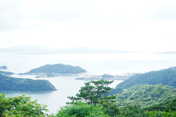 Landscape from Mutabaru Observatory in Okinawa, Japan - 日本 沖縄 大宜味 六田原展望台からの景色