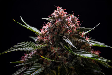Naklejka na ściany i meble Cannabis Blüte