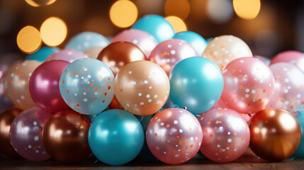 pastel balloons