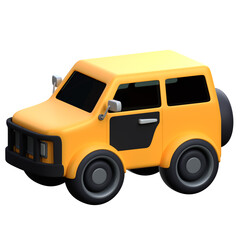 jeep 3d icon design 