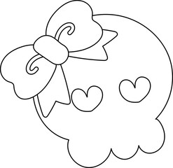Halloween  cartoon spooky ghost