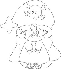 Halloween  cartoon spooky ghost