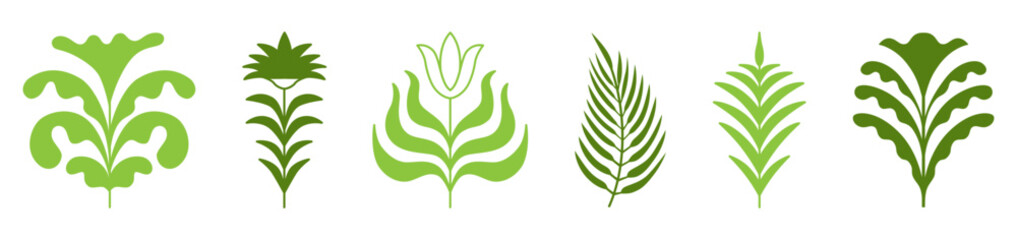 Vector logo design templates, elements, organic, eco and bio stickers and badges, ecology and recycle concepts, nature and environment, tree and leave