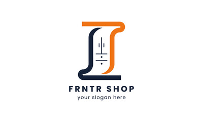 Unique furniture logo, suitable to represent your business and graphic needs.