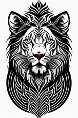 Obraz premium LION HEAD VECTOR