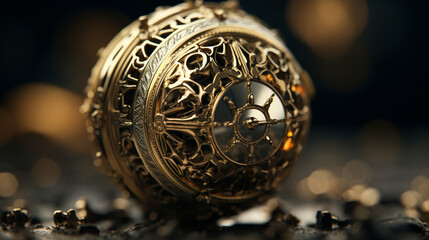 christmas decoration on the table, wallpaper, background