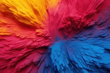 Fototapeta premium macro shot of a single dye powder grain in intense color