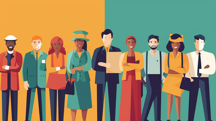 photo of Diverse Multiethnic People with Different Jobs