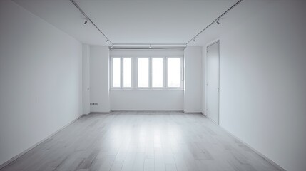Empty Light Room Interior