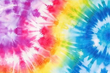 Fototapeta na wymiar Colorful tie dye pattern abstract background