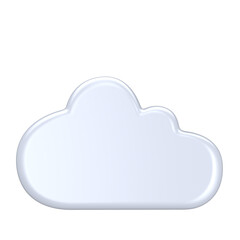 3d rendering of realistic cloud