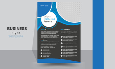 Modern exclusive corporate  flyer design Template in different color.