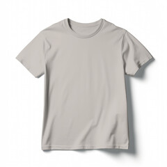 Naklejka premium White blank t-shirt on wood background.