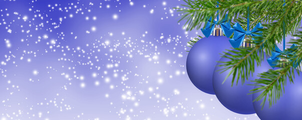 Fototapeta na wymiar beautiful festive designer christmas decorations.Merry Christmas and Happy New Year Greeting Card