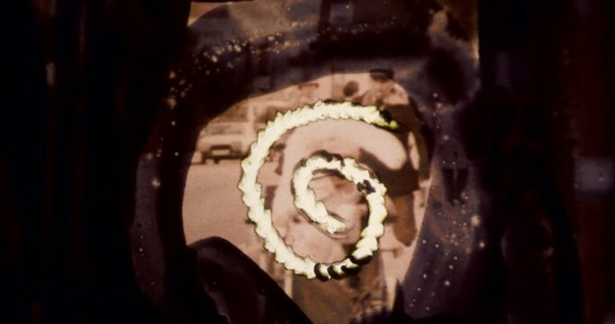 old super 8 film footage experimental art colors random patterns draw on film animation moving fast lines white background youtube channel film intro fx 4K HQblack background analog footage 16:9