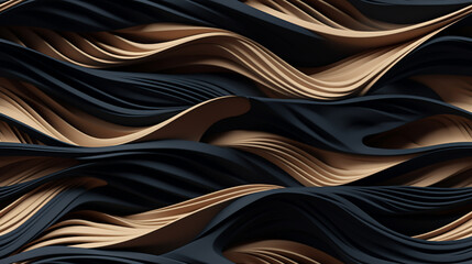 Abstract 3D background texture with waves