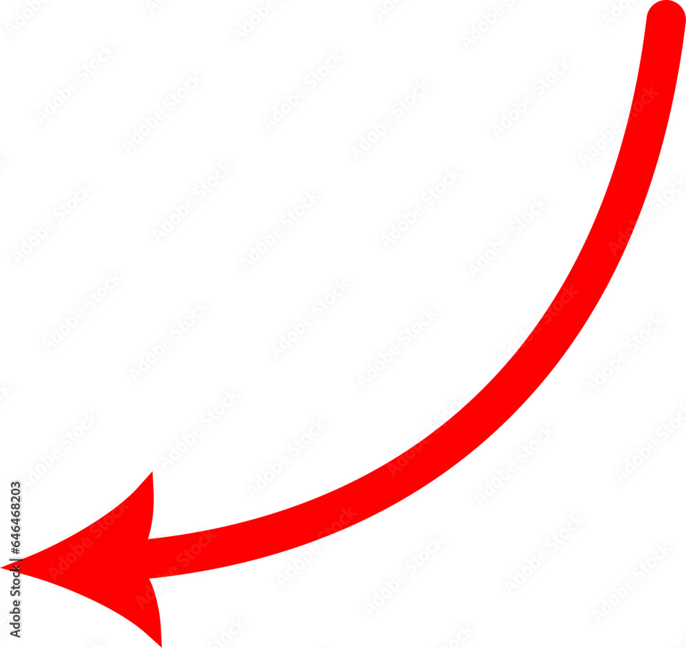 Poster red arrow icon on white background. flat style. arrow icon for your web site design, logo, app, ui. 