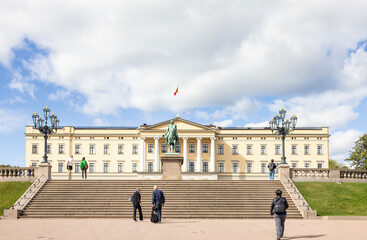 Fototapeta na wymiar Royal Castle in Oslo, Norway´s capitol,Scandinavia,Europe 