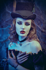 gothic beautiful vampire