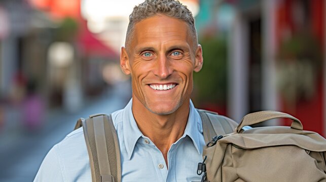 Mid-aged veteran transitioning to civilian life