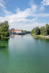 Kempten im Allgäu  Fluß Iller