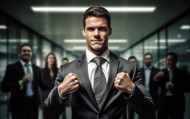 Fototapeta premium Successful team building spirit