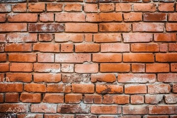Obraz premium old red brick wall texture background