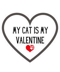 valentine cat