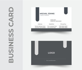professional ,Creative and modern business card template and own design.