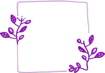 Purple frame