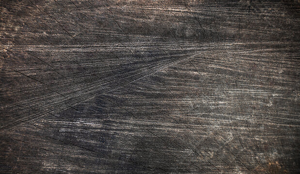 Texture of natural old wood. Close-up. Selective focus.