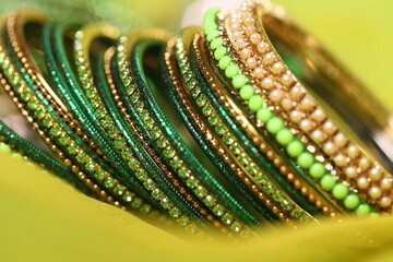 Fancy designer glass bracelets and bangles for woman fashion