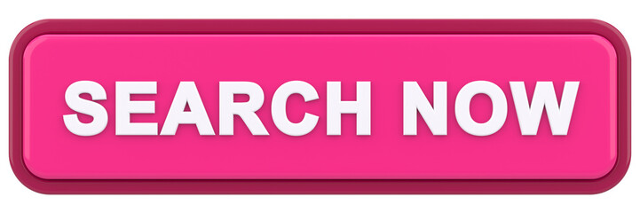 Search now button. 3D illustration.