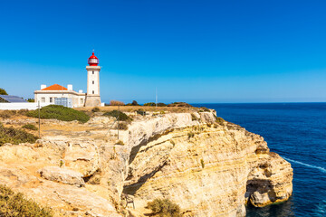 Leuchtturm in Sagres in Portugal