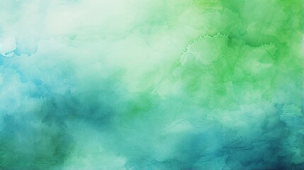 Blue and green watercolor background texture, aged painted watercolor blotches in an antique pattern, and an abstract colorful background