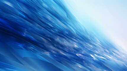Blue specks creating a dazzling landscape in an abstract manner