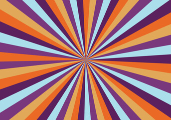 Abstract psychedelic groovy background. Vector.